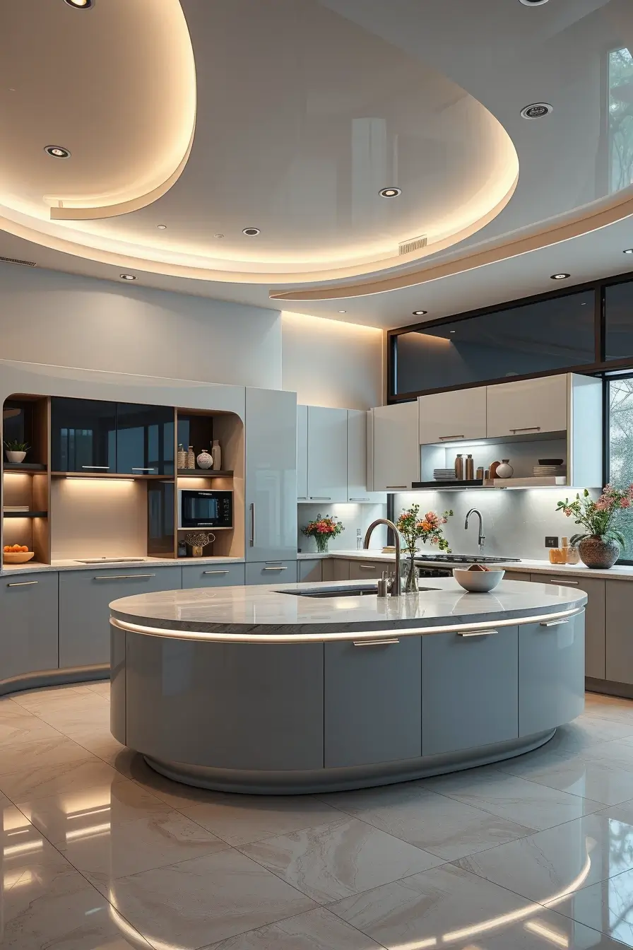 66 Open Kitchen Remodel Ideas 2026: Modern Curved, Stylish, and Artistic Designs