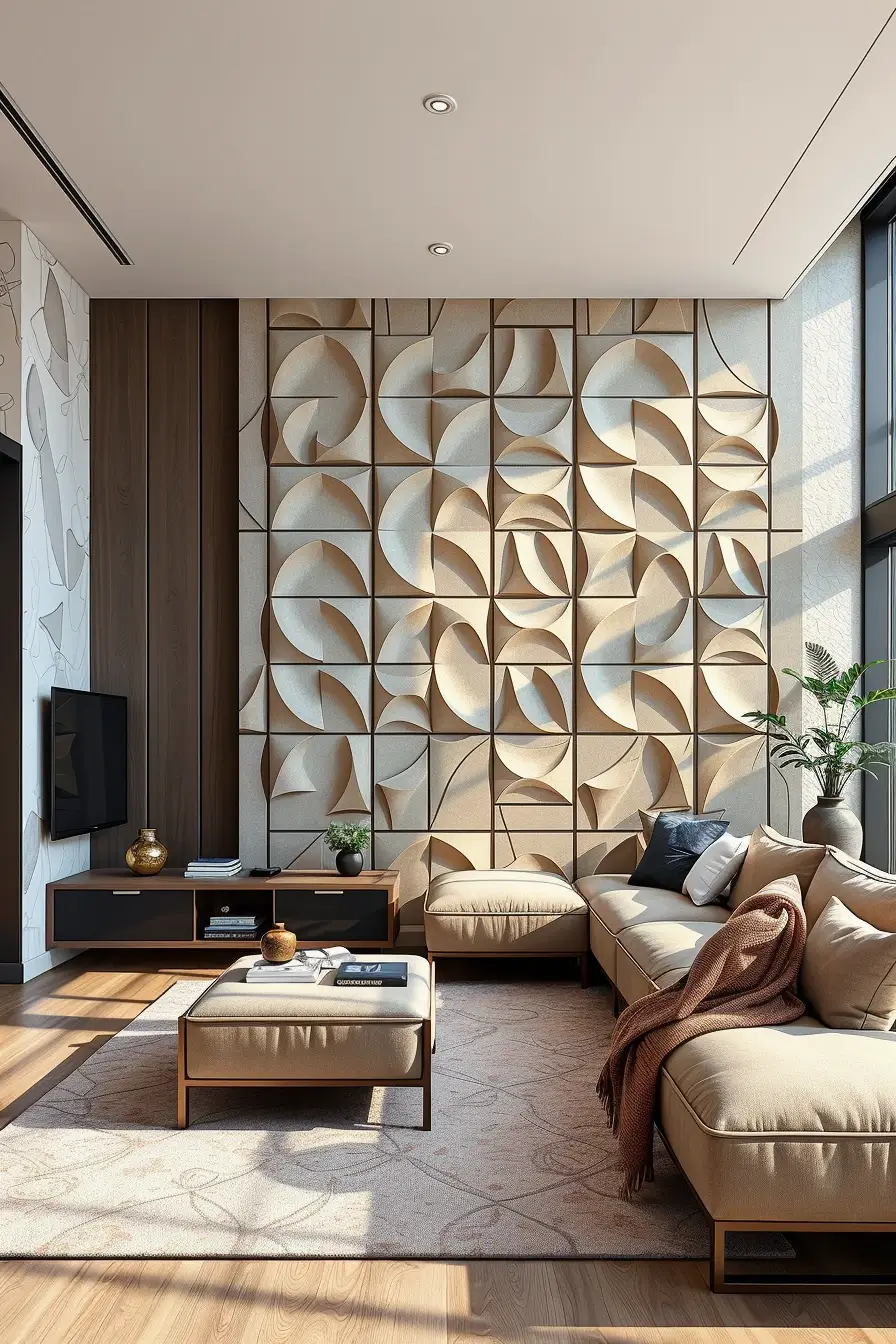 62 Wall Decor for Living Room 2026: Modern Ideas, Textures, and Statement Walls