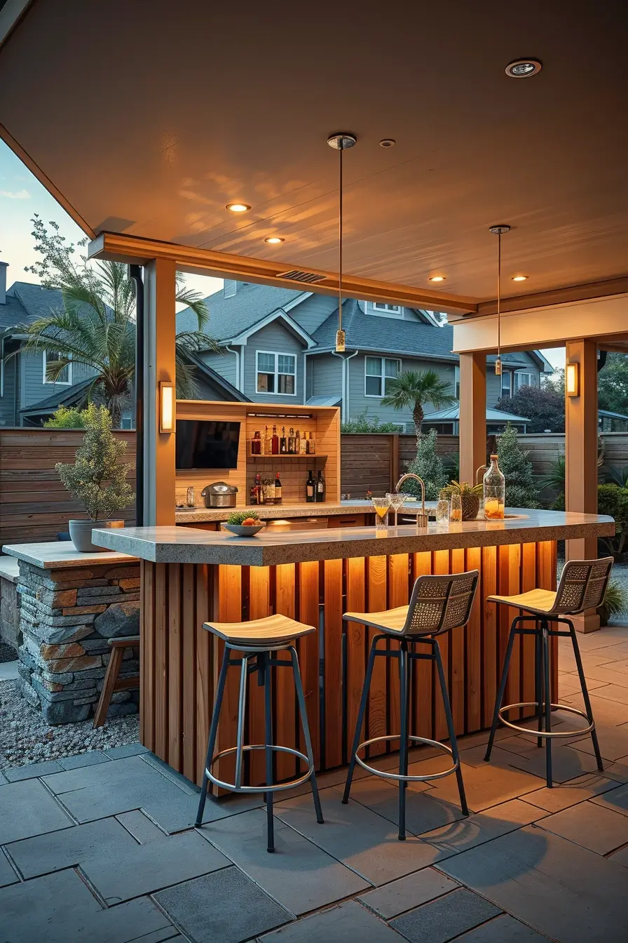 57 Outdoor Bar Ideas On Backyard 2026: Stylish, Modern And Designer Spaces