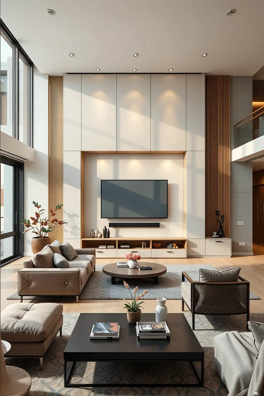 62 Living Room TV Wall Ideas 2026: Modern, Smart and Stylish Design Trends