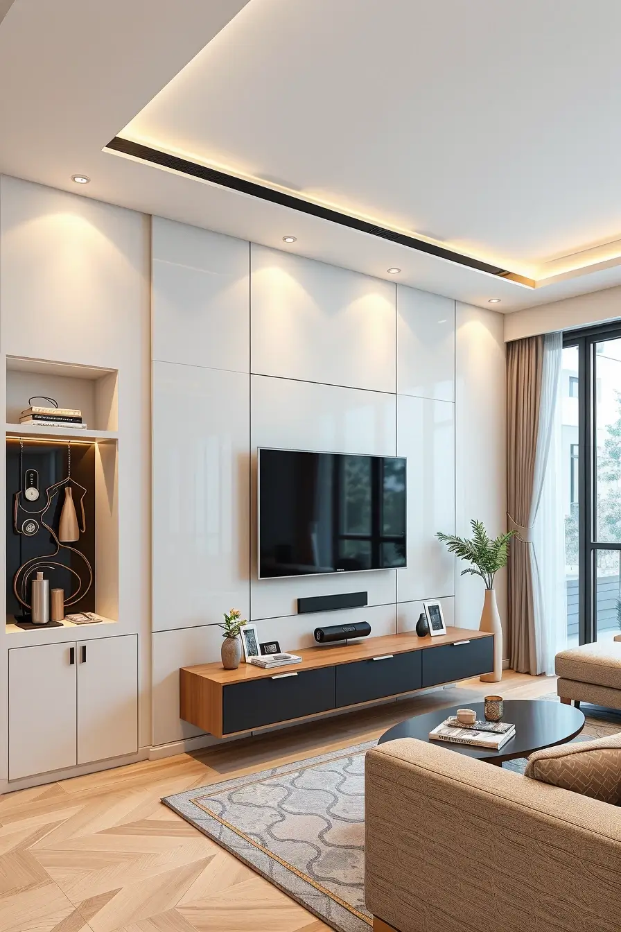 62 Living Room TV Wall Ideas 2026: Modern, Smart and Stylish Design Trends