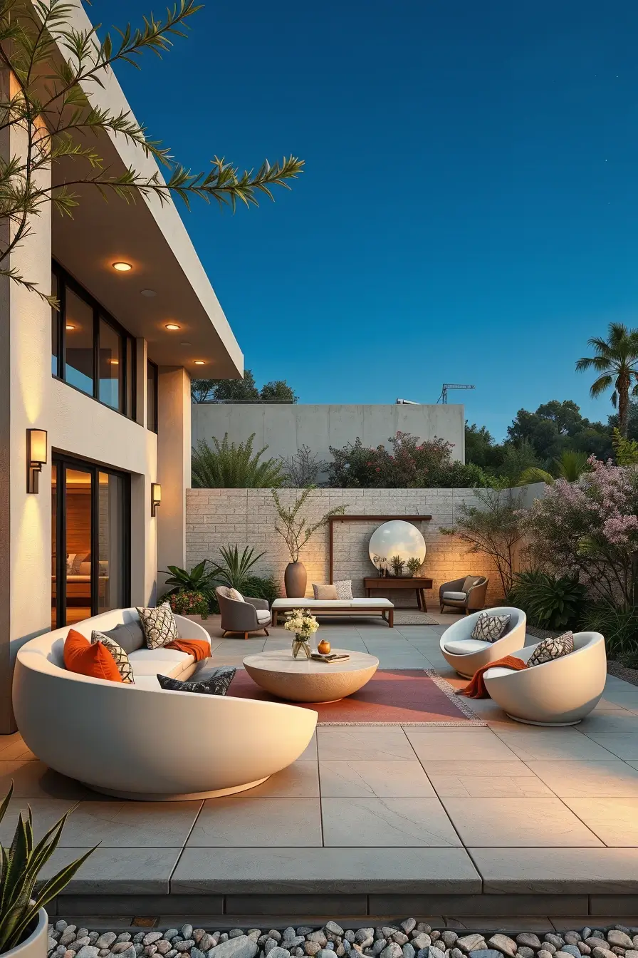 59 Outdoor Patio Ideas 2026: Stylish Curved Designs, Modern Furniture & Designer Outdoor Spaces