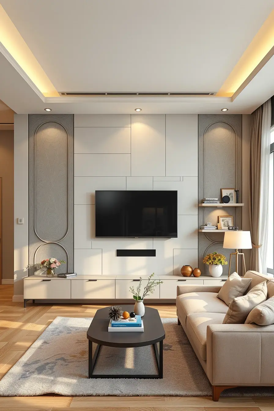 62 Living Room TV Wall Ideas 2026: Modern, Smart and Stylish Design Trends