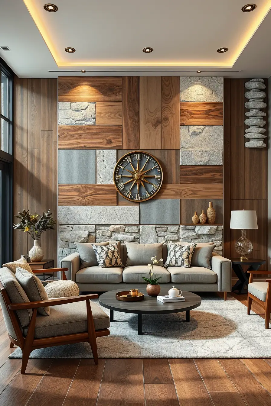62 Wall Decor for Living Room 2026: Modern Ideas, Textures, and Statement Walls