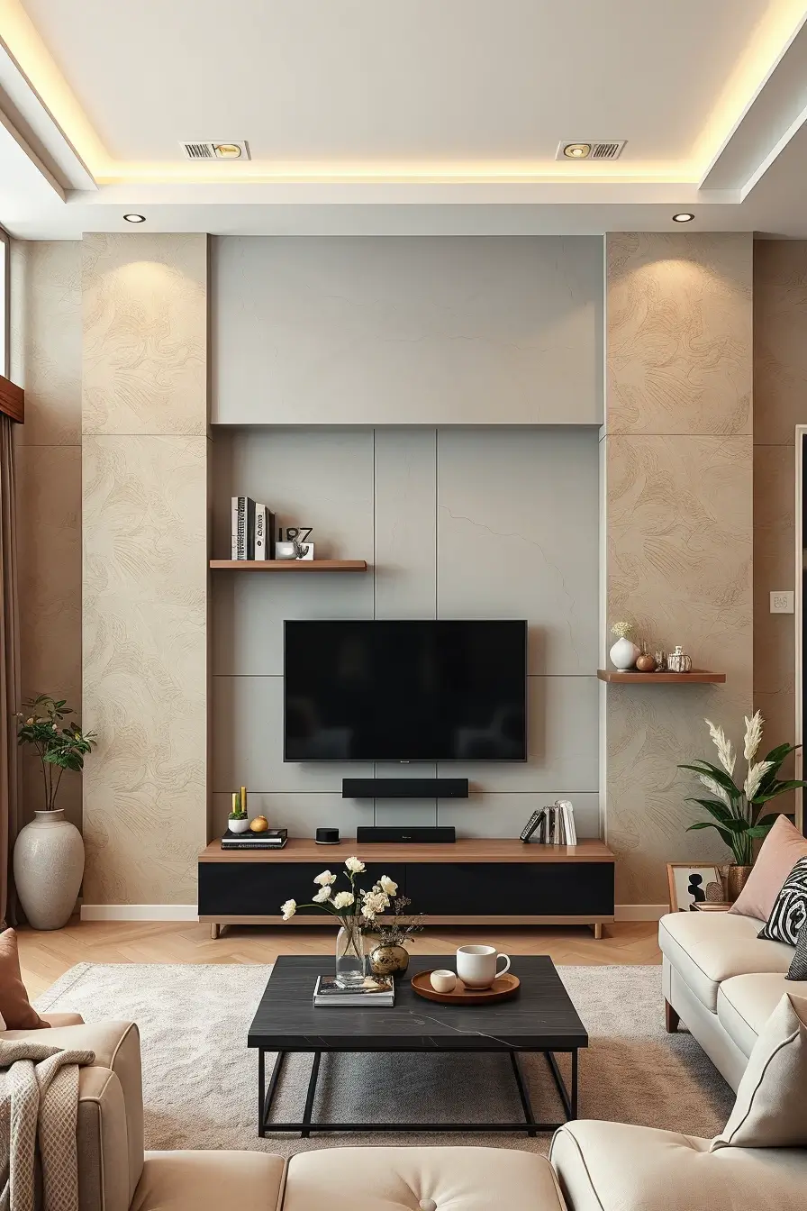 62 Living Room TV Wall Ideas 2026: Modern, Smart and Stylish Design Trends