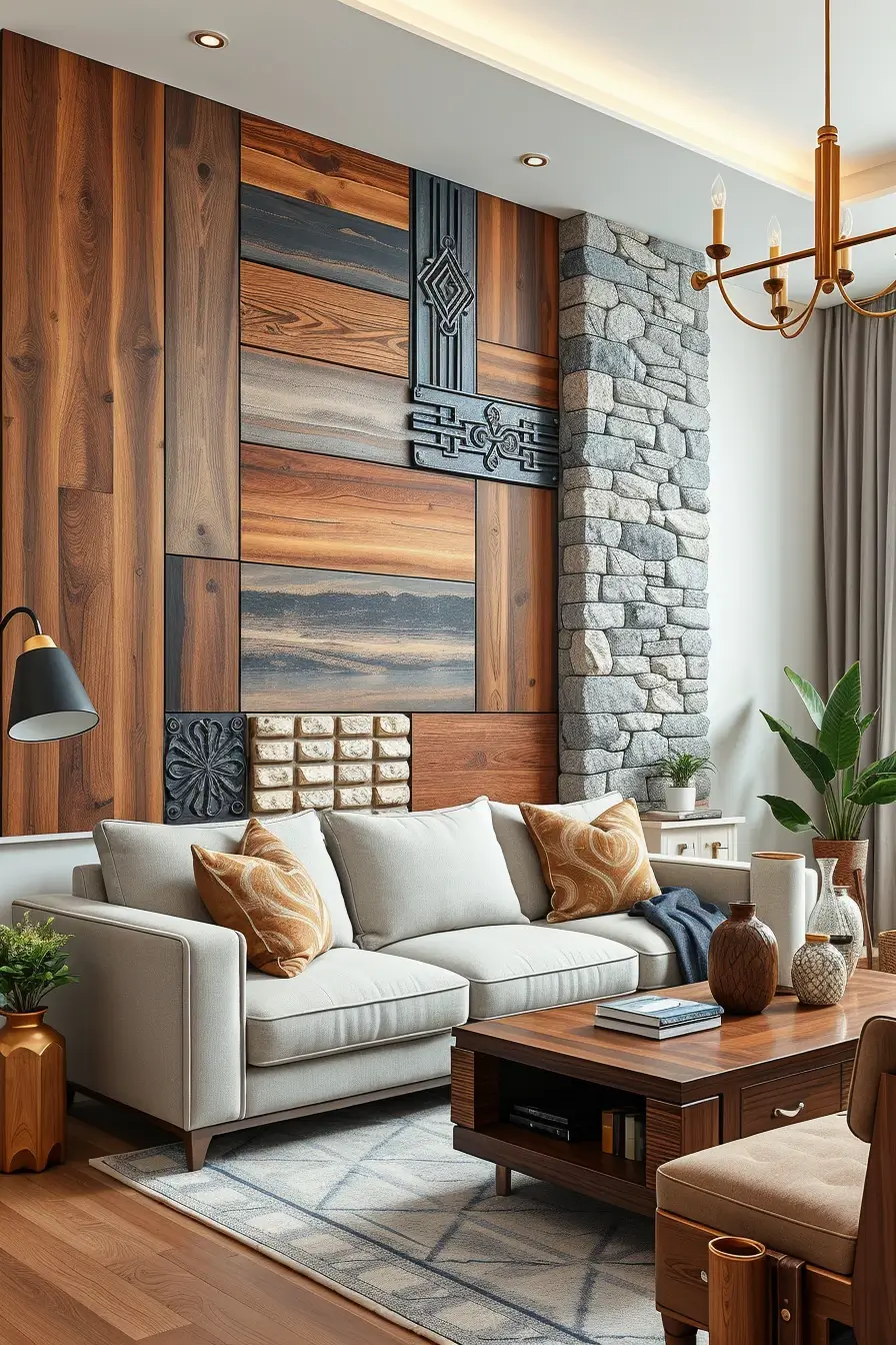 62 Wall Decor for Living Room 2026: Modern Ideas, Textures, and Statement Walls