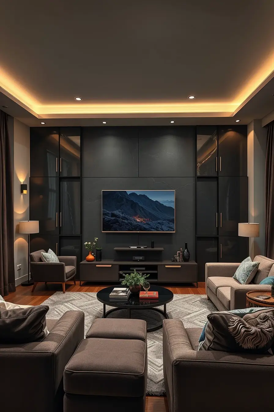 62 Living Room TV Wall Ideas 2026: Modern, Smart and Stylish Design Trends