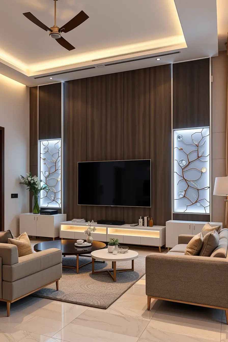 62 Wall Decor for Living Room 2026: Modern Ideas, Textures, and Statement Walls