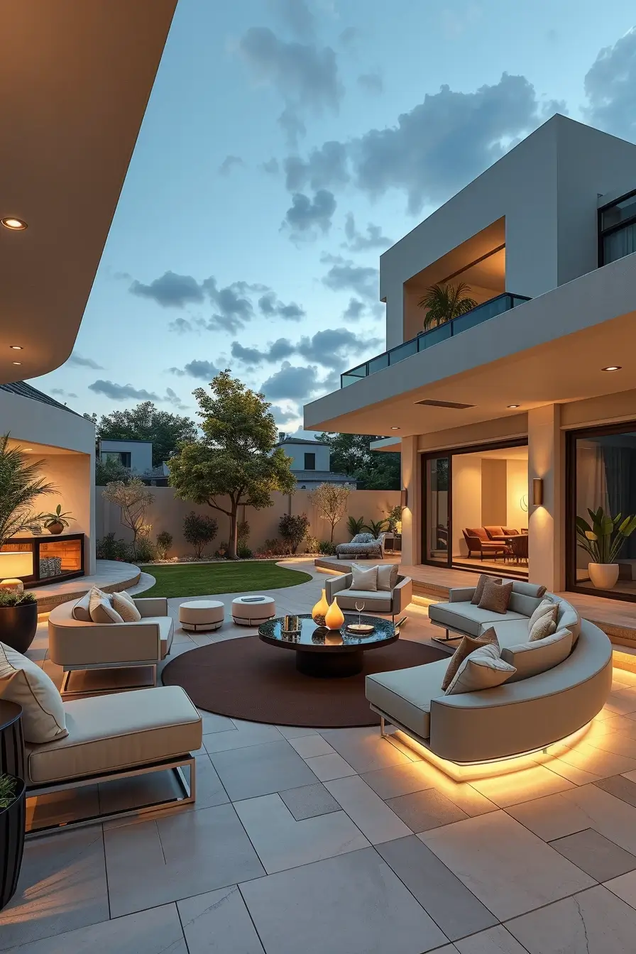 59 Outdoor Patio Ideas 2026: Stylish Curved Designs, Modern Furniture & Designer Outdoor Spaces