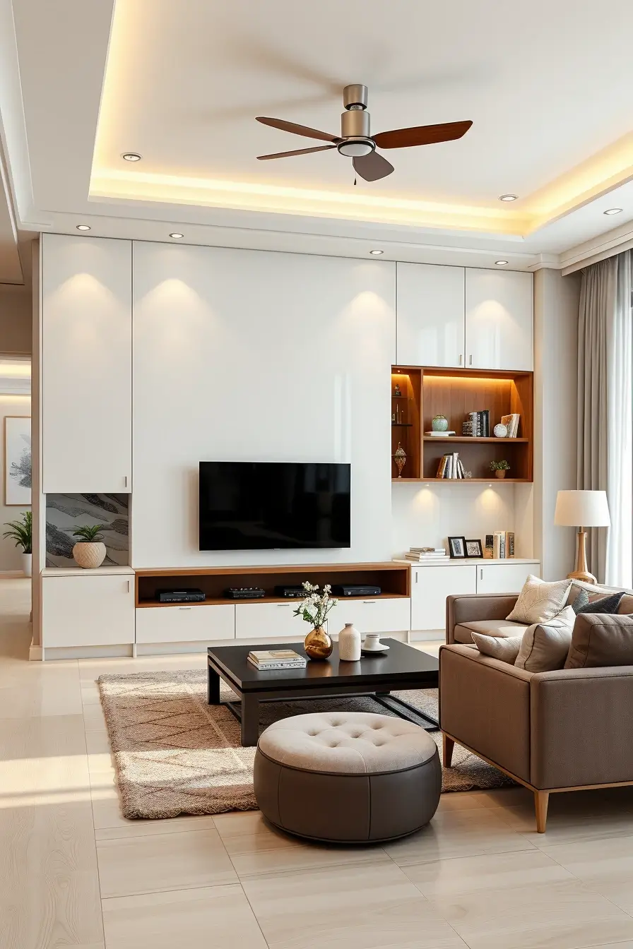 62 Living Room TV Wall Ideas 2026: Modern, Smart and Stylish Design Trends