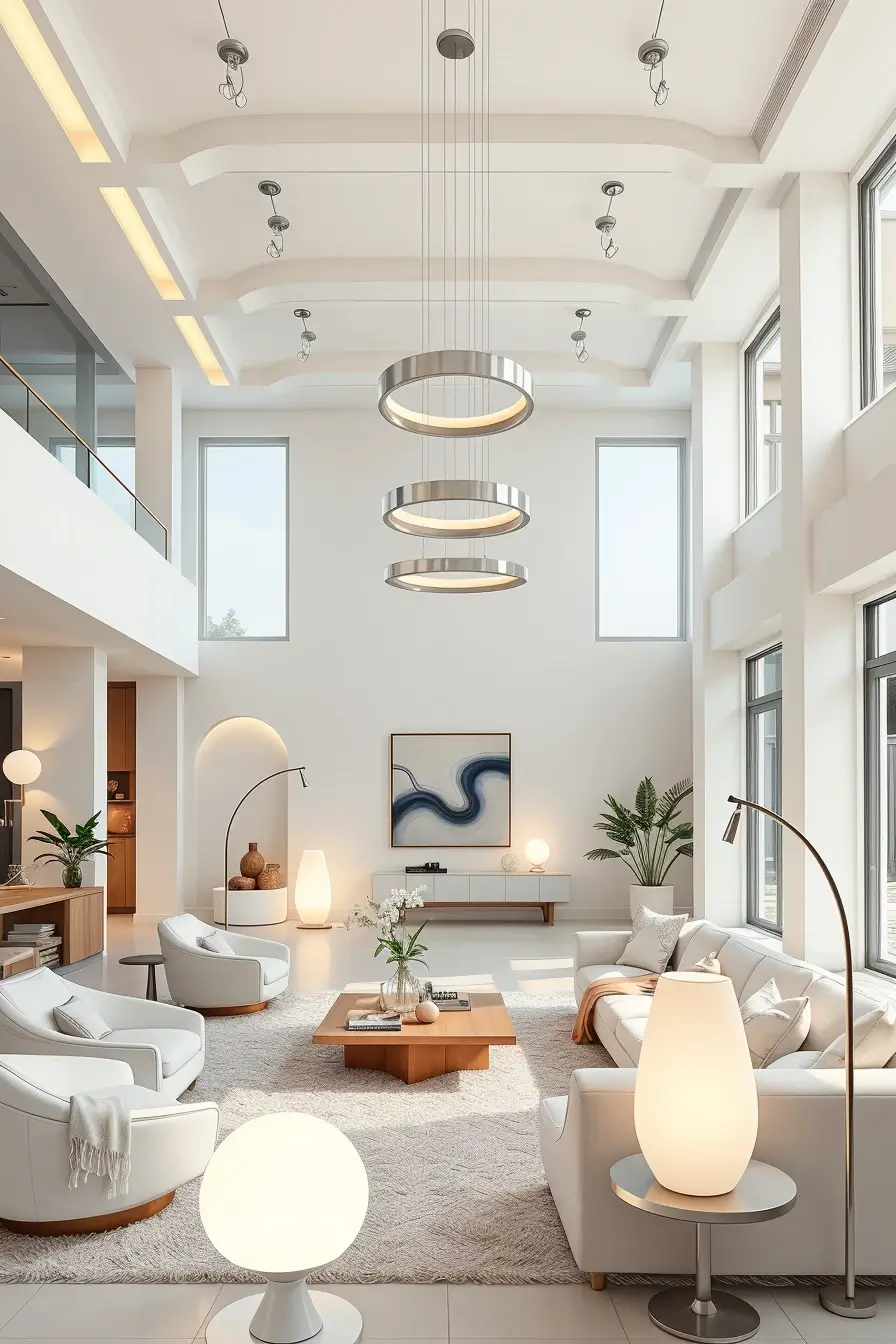 65 Whites Living Room Ideas 2026 With Curved Designer Furniture