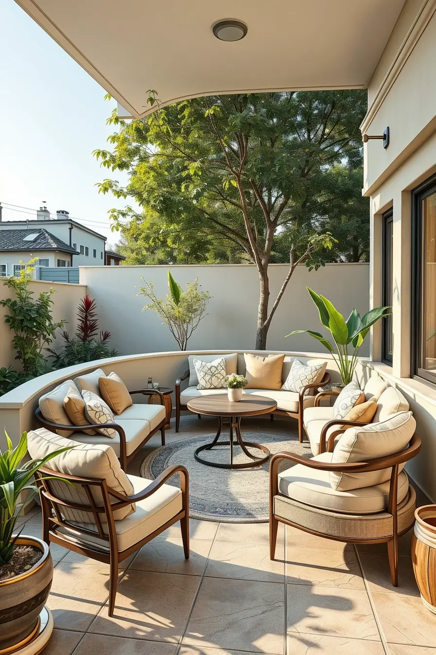 59 Outdoor Patio Ideas 2026: Stylish Curved Designs, Modern Furniture & Designer Outdoor Spaces
