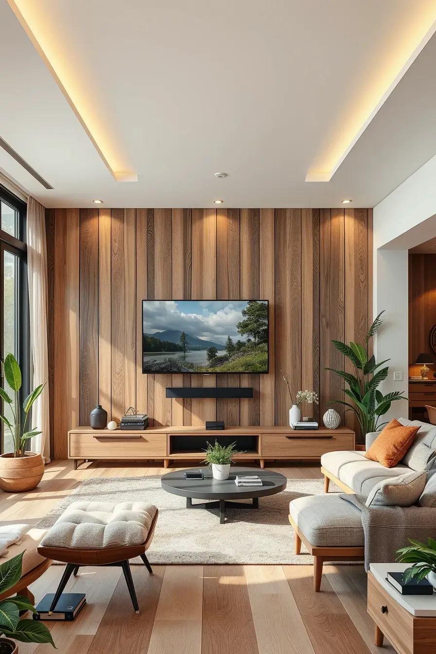 62 Living Room TV Wall Ideas 2026: Modern, Smart and Stylish Design Trends