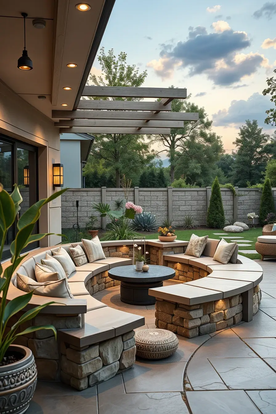 59 Outdoor Patio Ideas 2026: Stylish Curved Designs, Modern Furniture & Designer Outdoor Spaces