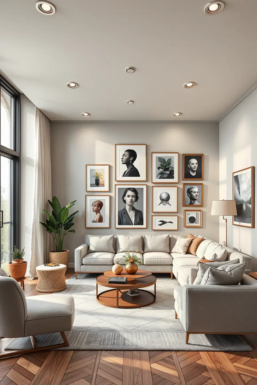 62 Wall Decor for Living Room 2026: Modern Ideas, Textures, and Statement Walls