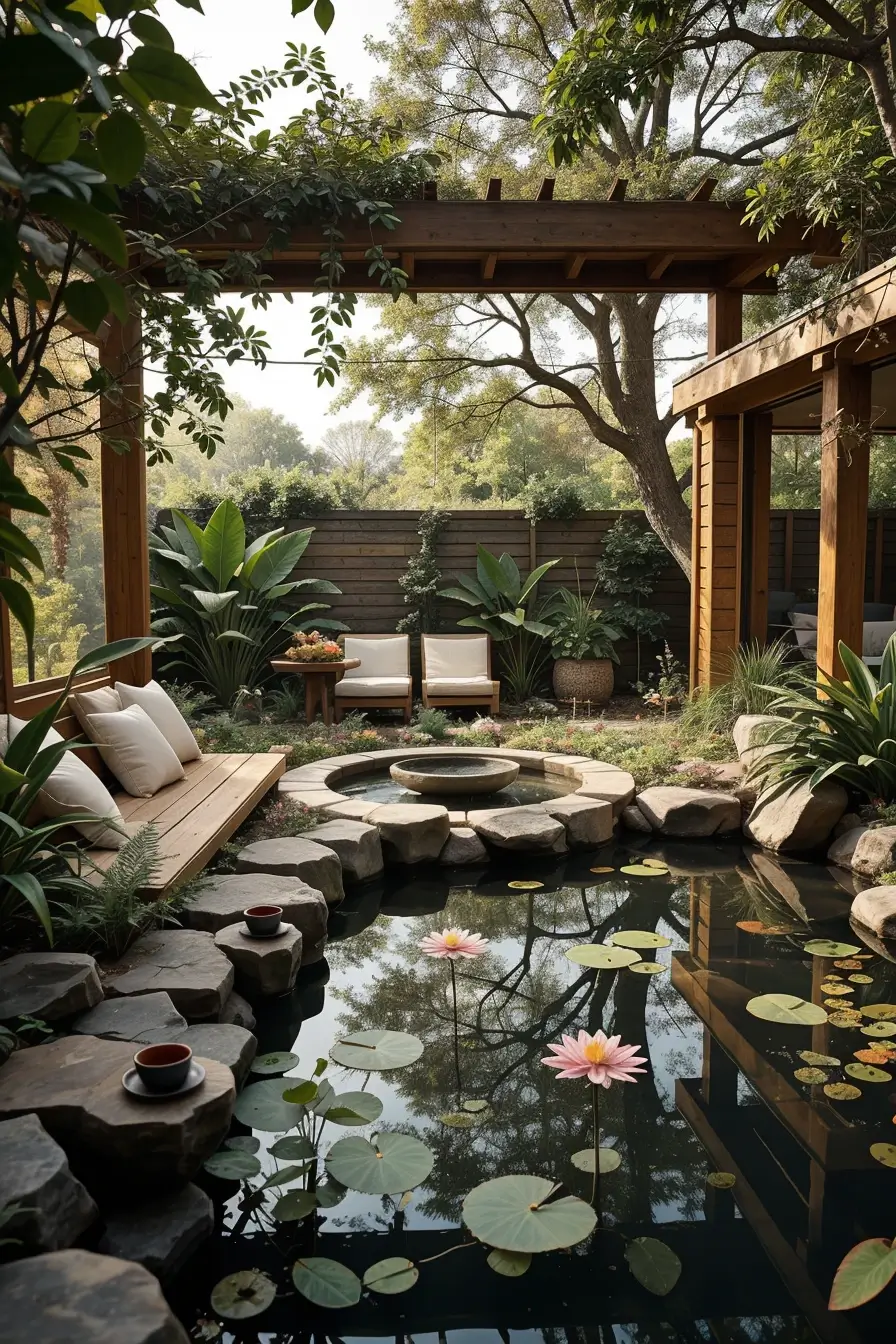 60 Pond Ideas In Garden 2026 For Cozy, Natural, And Designer Landscapes