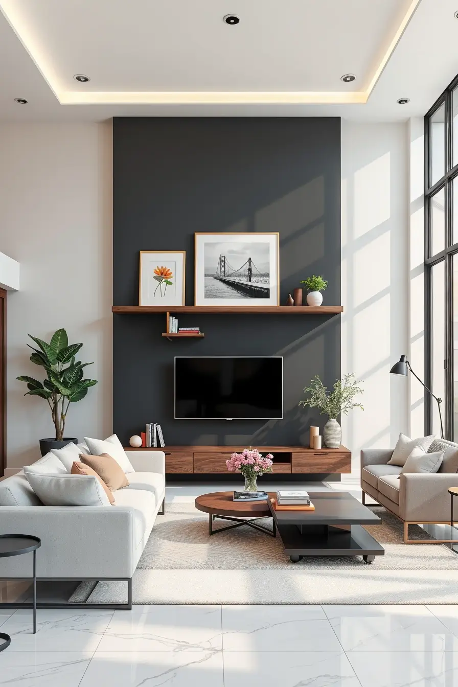 62 Wall Decor for Living Room 2026: Modern Ideas, Textures, and Statement Walls