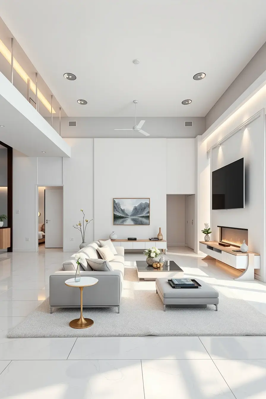 65 Whites Living Room Ideas 2026 With Curved Designer Furniture