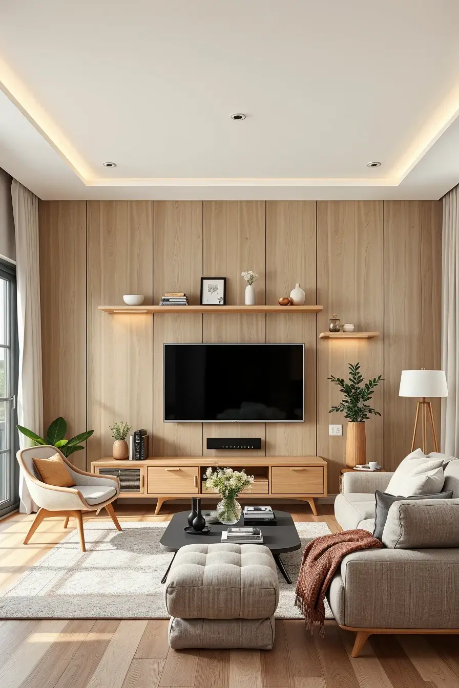 62 Living Room TV Wall Ideas 2026: Modern, Smart and Stylish Design Trends