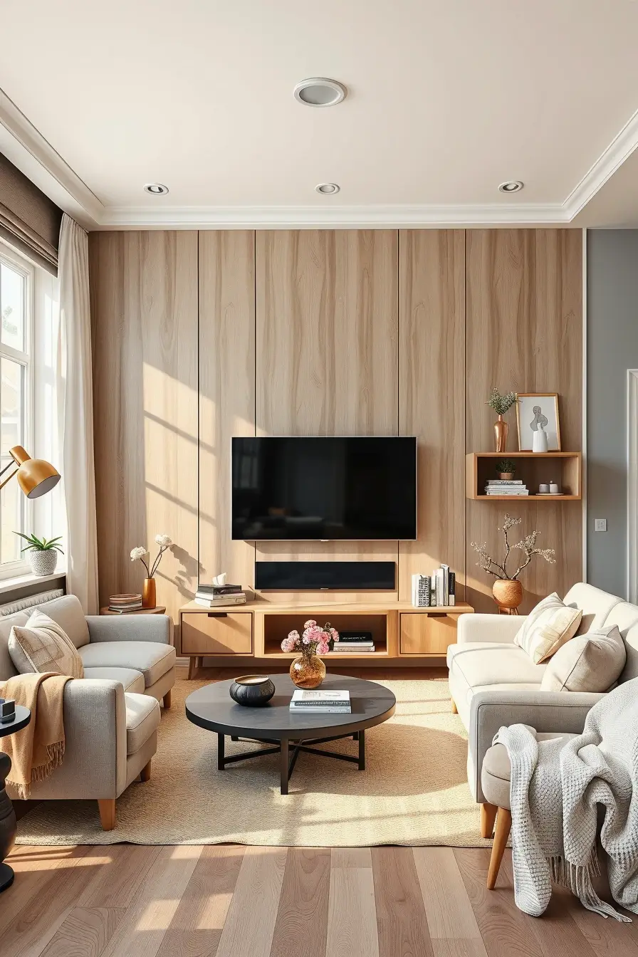 62 Living Room TV Wall Ideas 2026: Modern, Smart and Stylish Design Trends