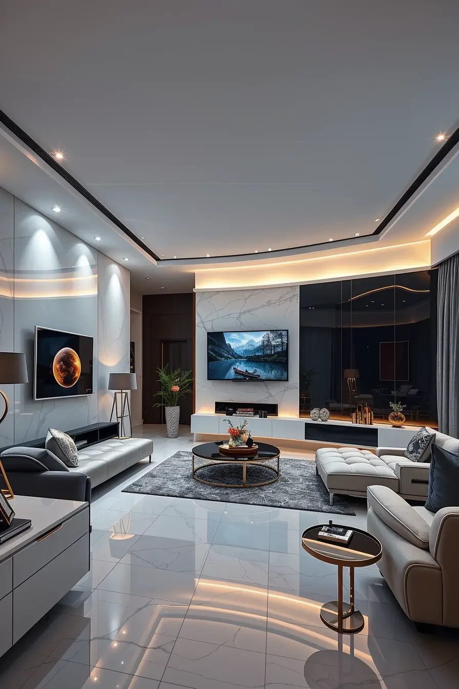 62 Living Room TV Wall Ideas 2026: Modern, Smart and Stylish Design Trends