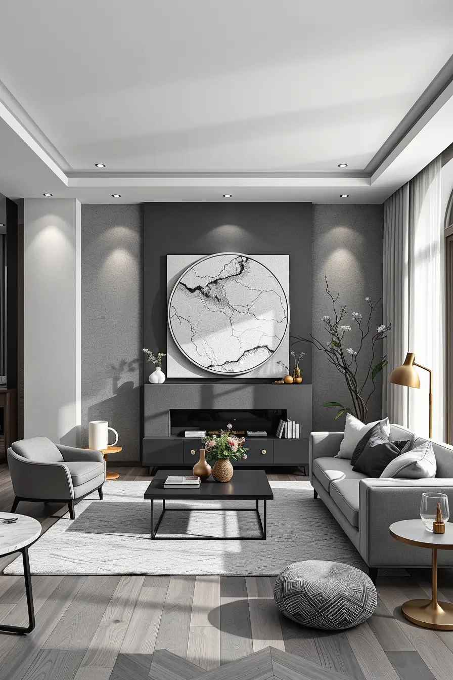 62 Wall Decor for Living Room 2026: Modern Ideas, Textures, and Statement Walls