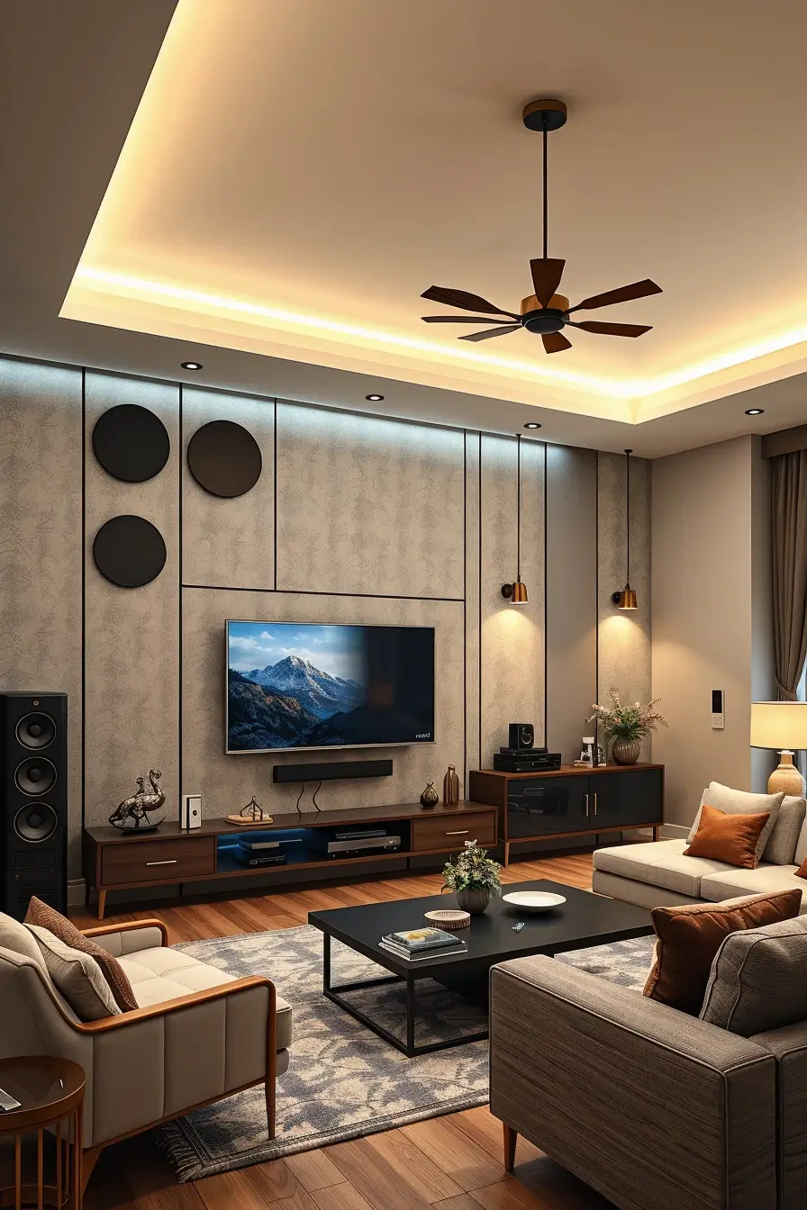 62 Living Room TV Wall Ideas 2026: Modern, Smart and Stylish Design Trends