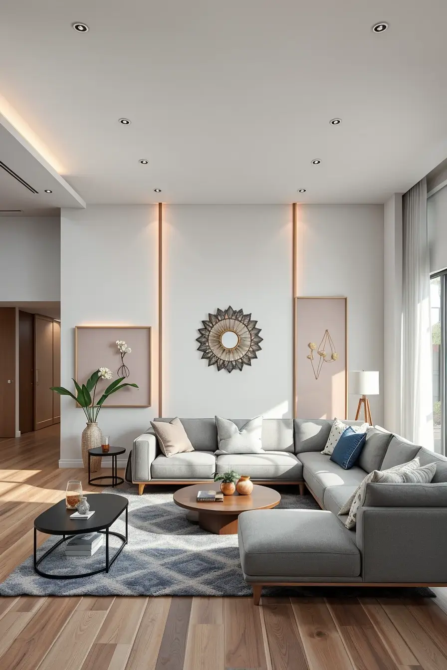 62 Wall Decor for Living Room 2026: Modern Ideas, Textures, and Statement Walls