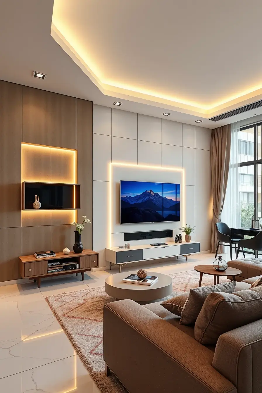 62 Living Room TV Wall Ideas 2026: Modern, Smart and Stylish Design Trends