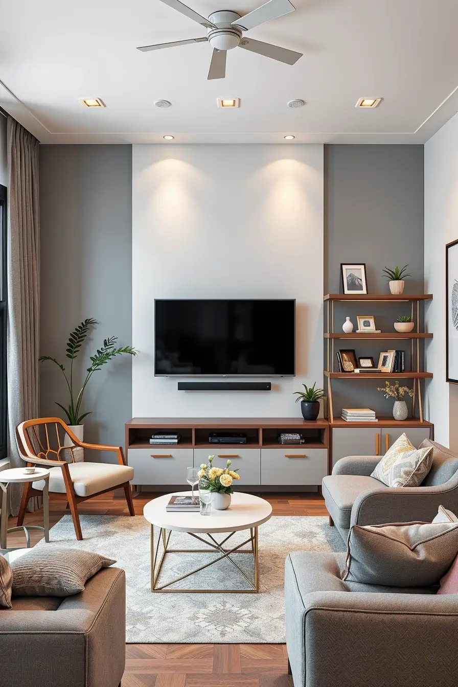 62 Living Room TV Wall Ideas 2026: Modern, Smart and Stylish Design Trends