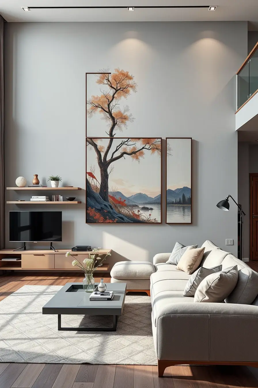 62 Wall Decor for Living Room 2026: Modern Ideas, Textures, and Statement Walls