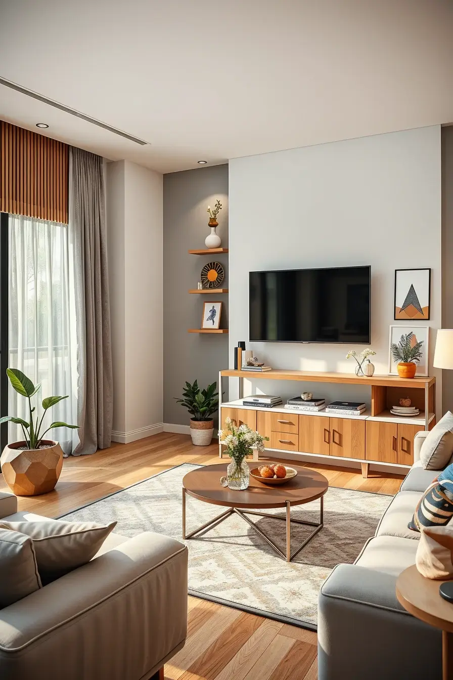 62 Living Room TV Wall Ideas 2026: Modern, Smart and Stylish Design Trends