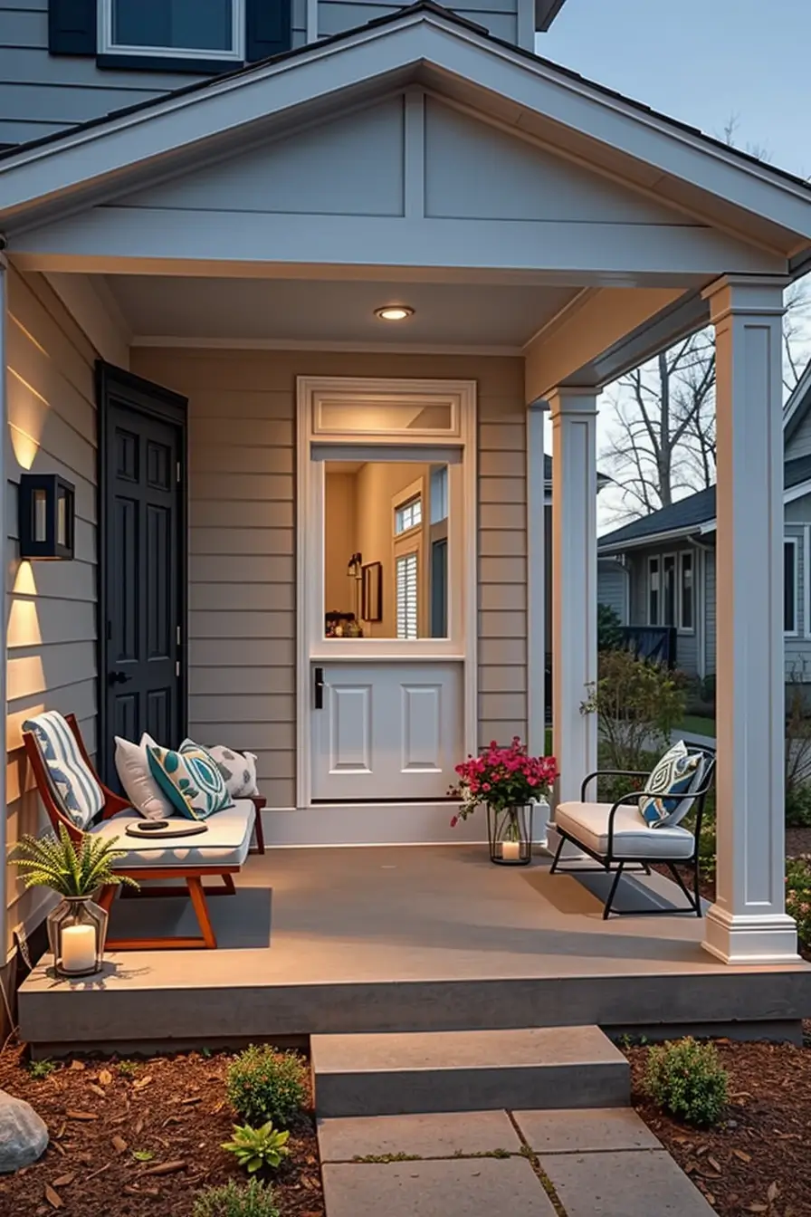 62 Small Front Porch Ideas 2026: Stylish, Modern & Designer Entryway Inspiration