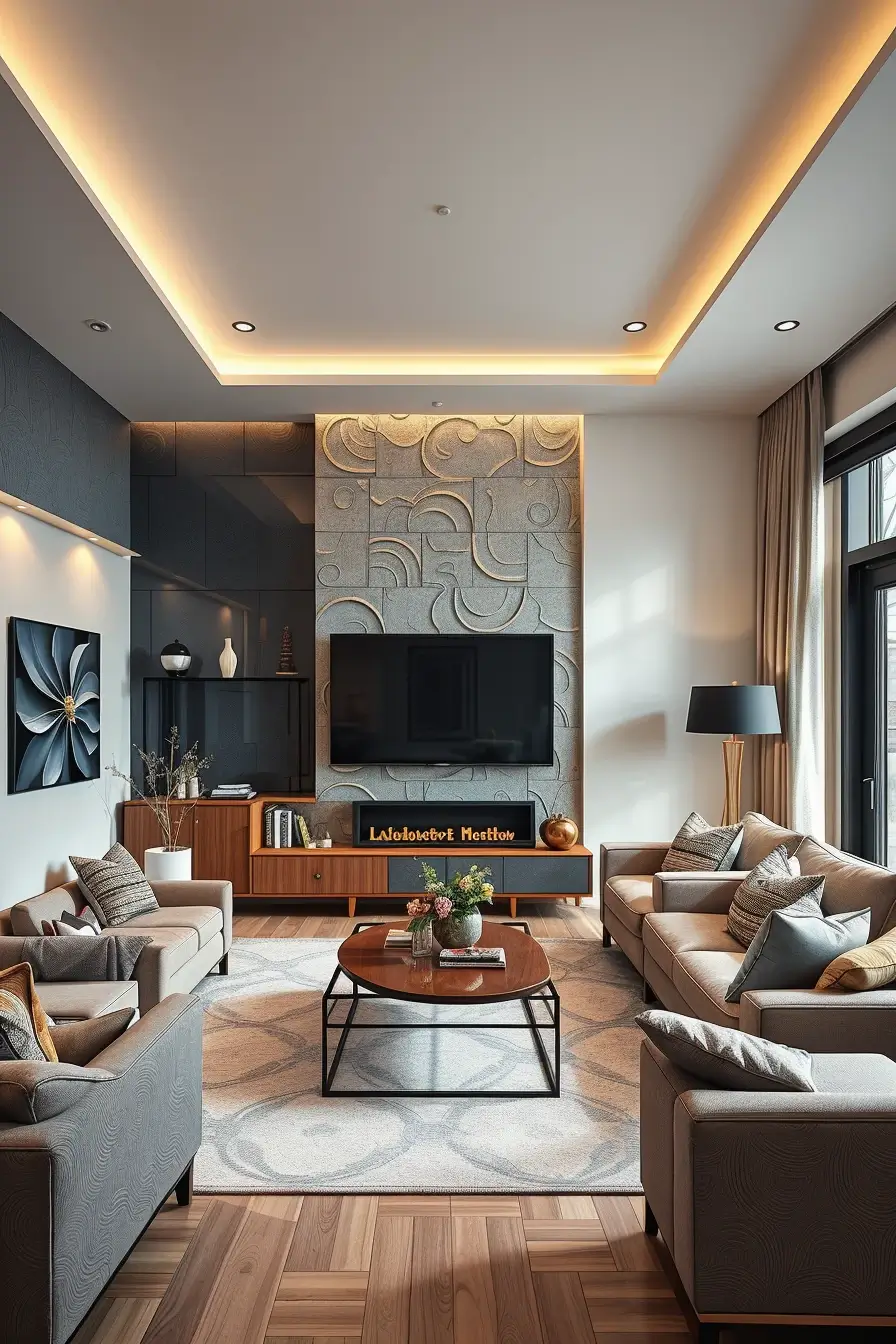 62 Living Room TV Wall Ideas 2026: Modern, Smart and Stylish Design Trends