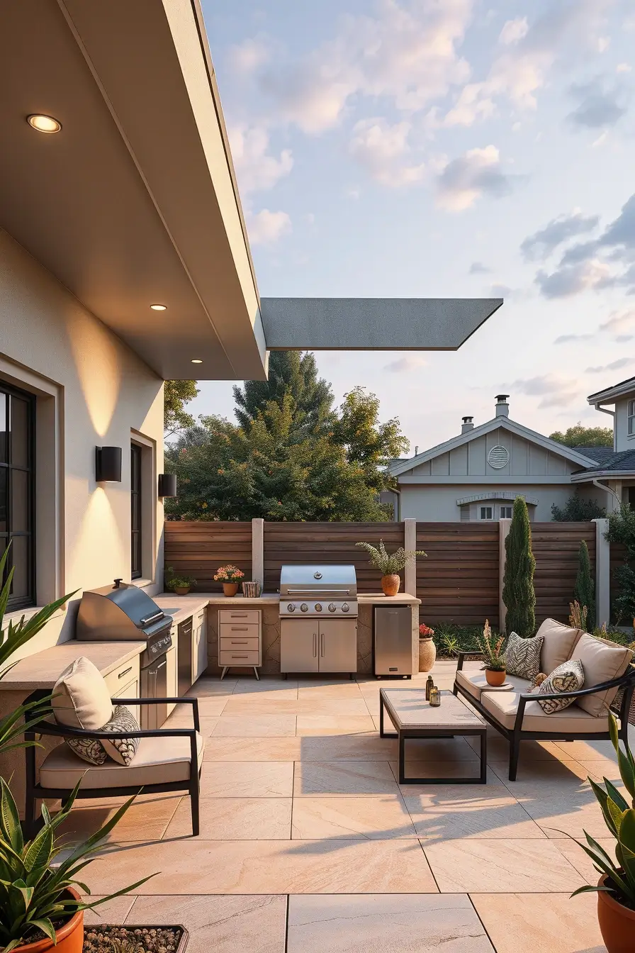 57 Outdoor BBQ Area With Roof 2026: Stylish And Modern Covered Grill Ideas