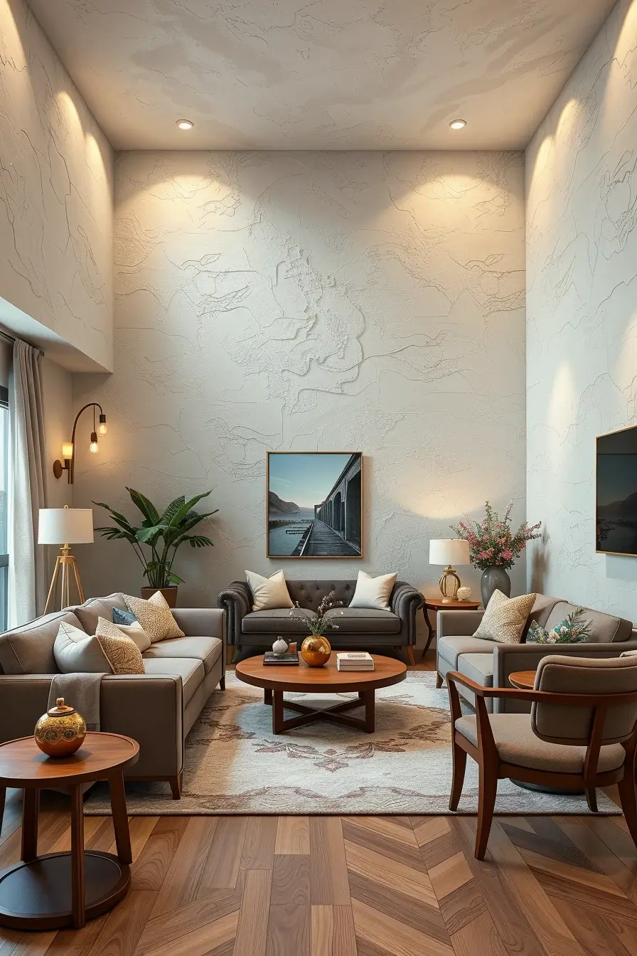 62 Wall Decor for Living Room 2026: Modern Ideas, Textures, and Statement Walls