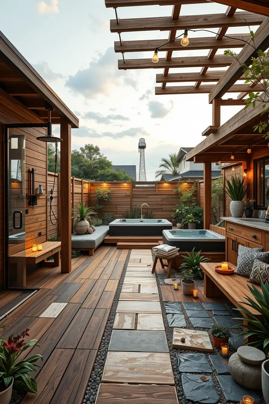 59 Outdoor Spa Ideas 2026: Creative, Stylish & Modern Backyard Wellness Designs