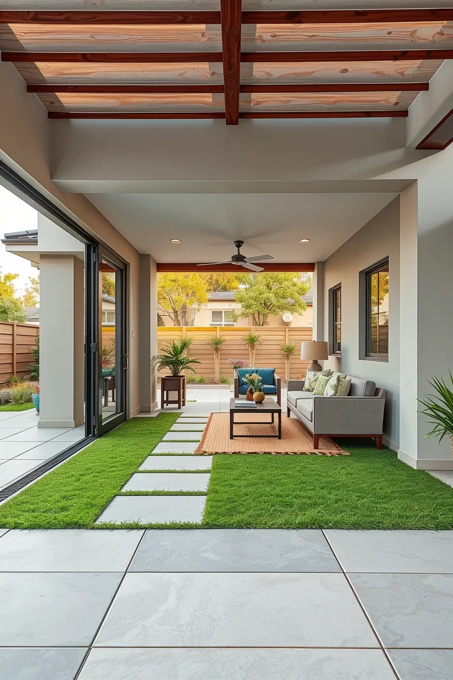 58 Backyard Turf Ideas 2026 For Modern And Low-Maintenance Outdoor Living