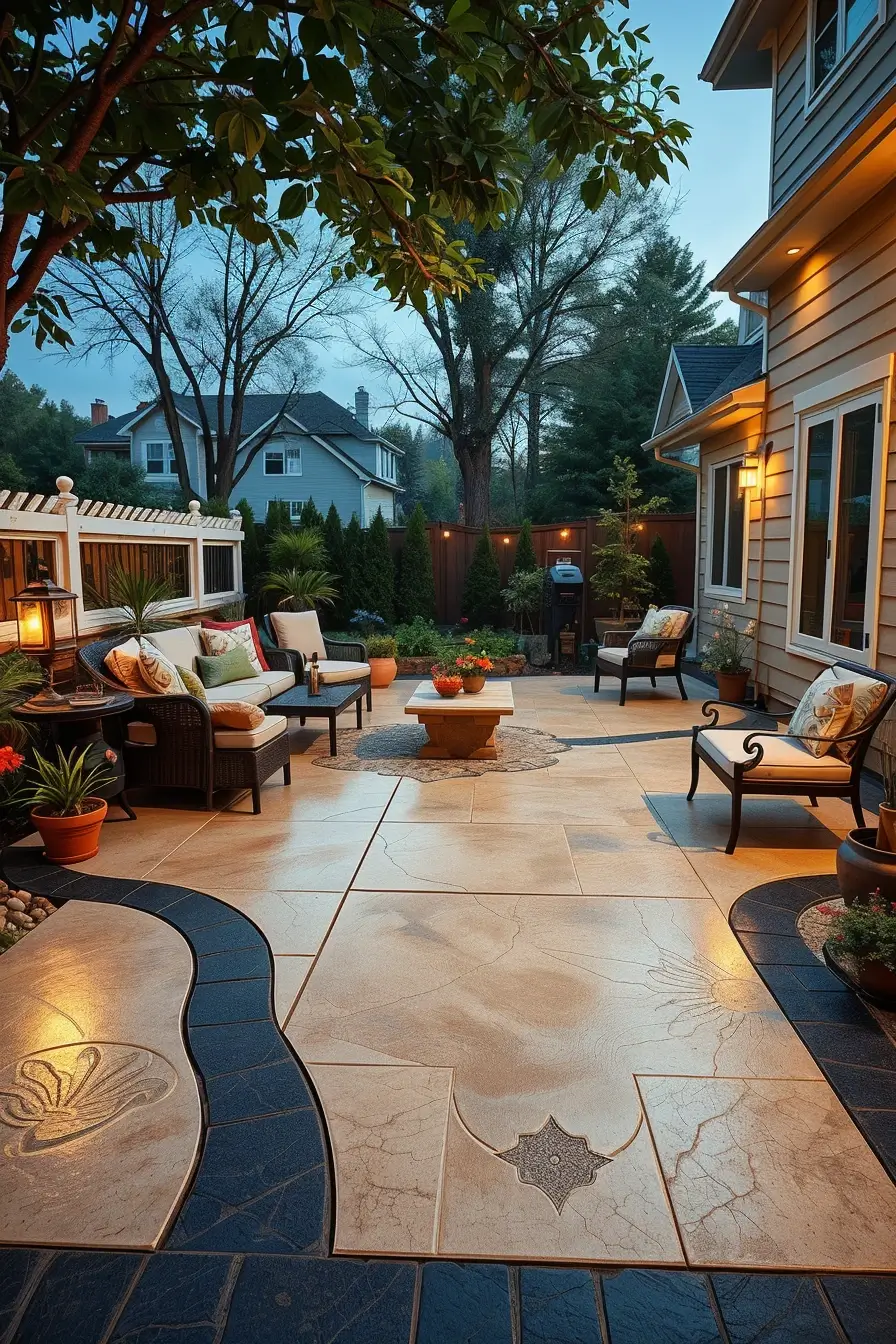 59 Stamped Concrete Patio Ideas 2026 That Transform Your Outdoor Living Space