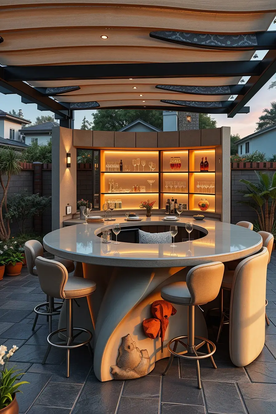 52 Outdoor Dinner Parties 2026: Stylish Curved Furniture And Modern Designer Ideas