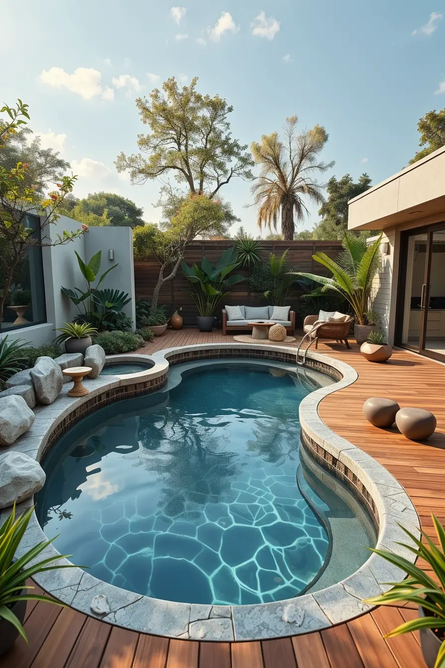 60 Small Pool Ideas 2026: Curved, Cozy & Sculptural Designs For Modern Spaces
