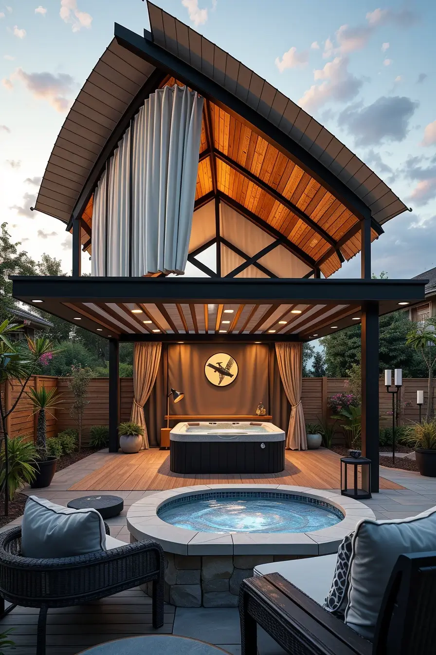 59 Outdoor Spa Ideas 2026: Creative, Stylish & Modern Backyard Wellness Designs