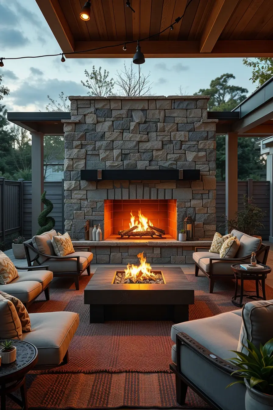 58 Outdoor Fireplace Ideas 2026 For Stylish And Cozy Outdoor Spaces