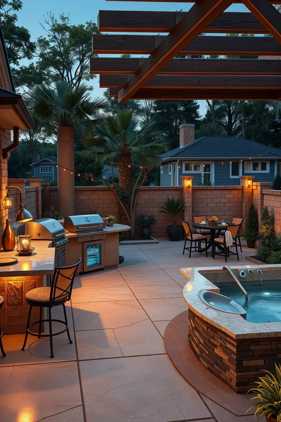 59 Outdoor Spa Ideas 2026: Creative, Stylish & Modern Backyard Wellness Designs