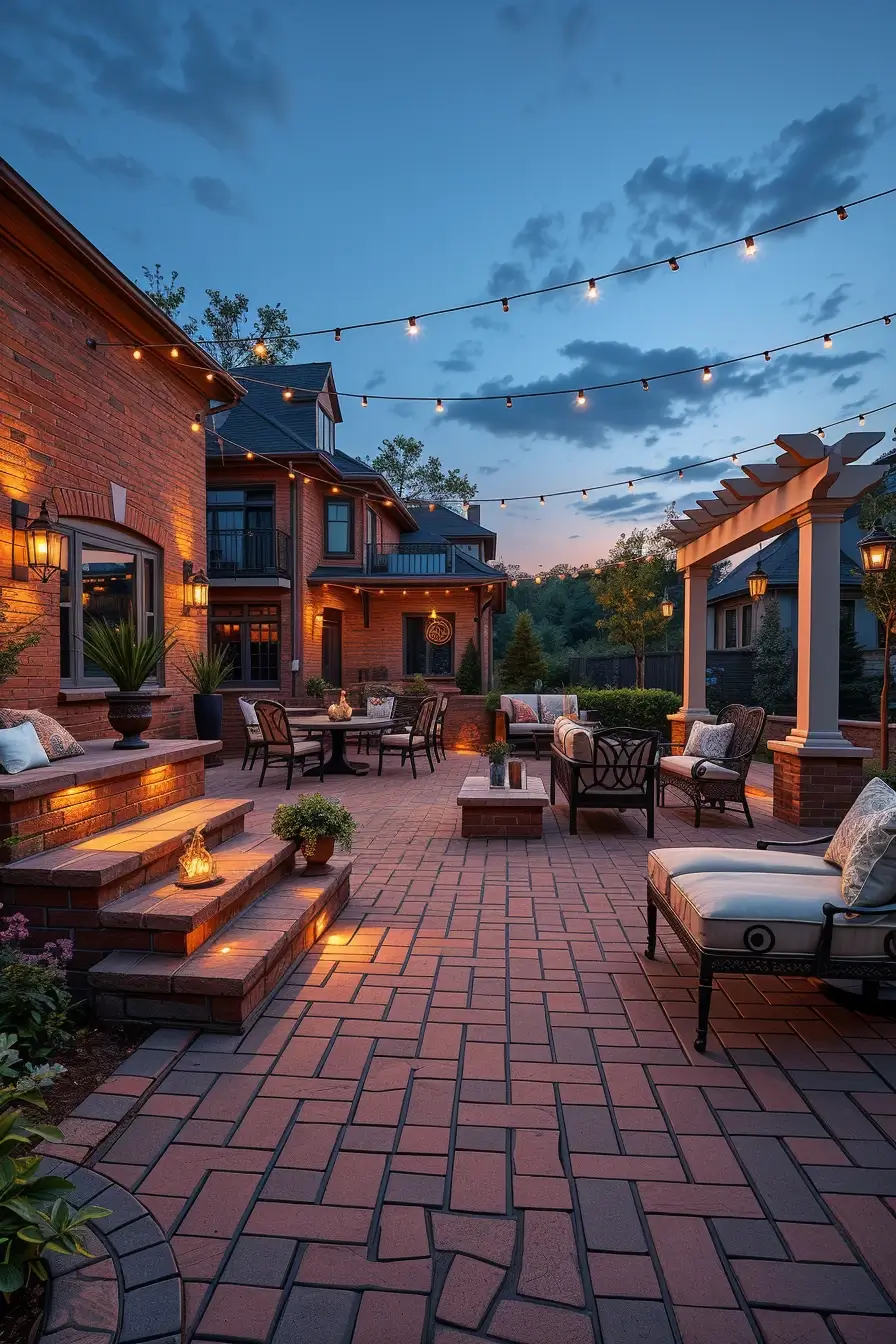 58 Brick Patio Ideas 2026: Modern Backyard Designs, Layout Trends And Outdoor Inspiration