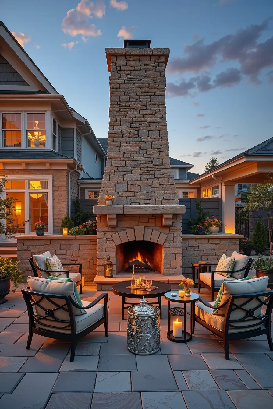 58 Outdoor Fireplace Ideas 2026 For Stylish And Cozy Outdoor Spaces