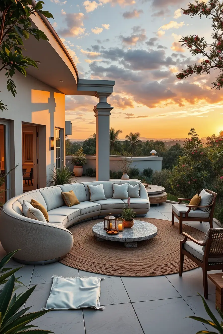 52 Outdoor Dinner Parties 2026: Stylish Curved Furniture And Modern Designer Ideas