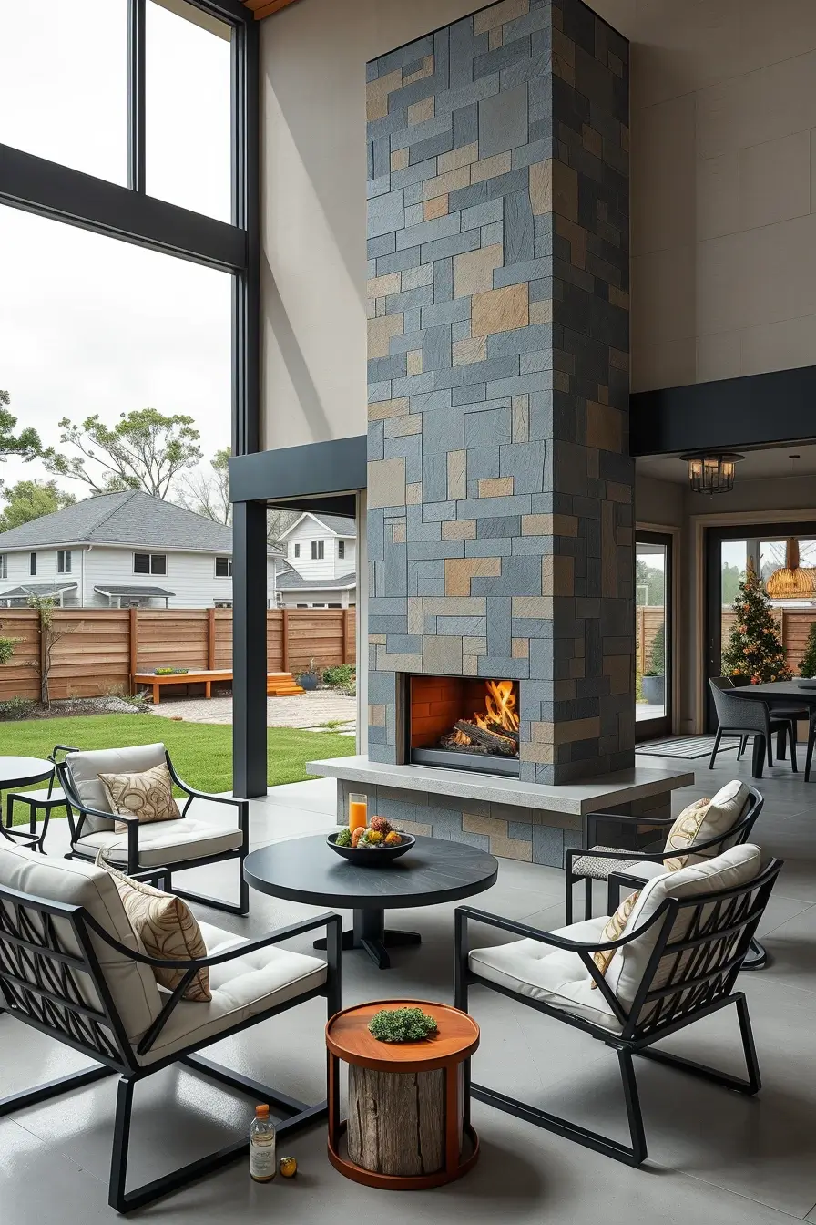 58 Outdoor Fireplace Ideas 2026 For Stylish And Cozy Outdoor Spaces