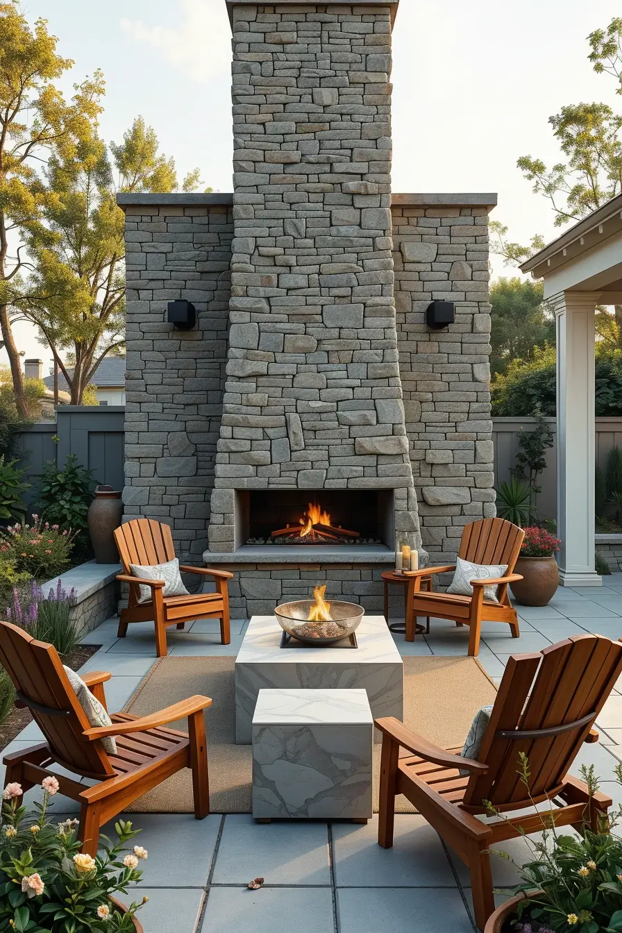 58 Outdoor Fireplace Ideas 2026 For Stylish And Cozy Outdoor Spaces