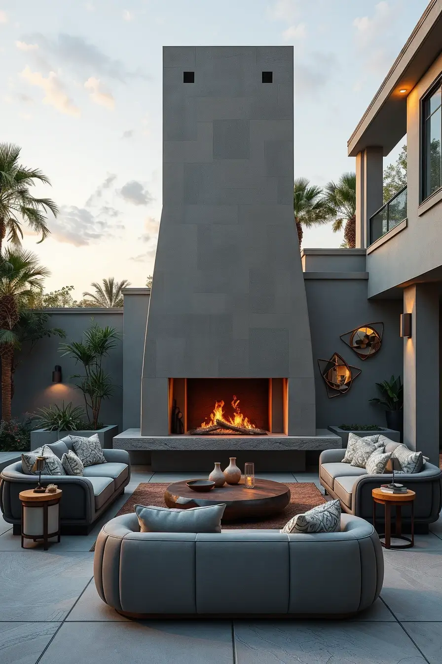 58 Outdoor Fireplace Ideas 2026 For Stylish And Cozy Outdoor Spaces